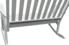 Closeup of rear brace on A&L Furniture Amish-Made Poly Double Classic Porch Rocker