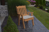 A&L Furniture Amish-Made Poly Royal English Chair, Cedar