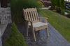 A&L Furniture Amish-Made Poly Royal English Chair, Weathered Wood