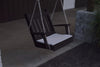 A&L Furniture Amish-Made Poly Traditional English Chair Swing, Black