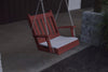 A&L Furniture Amish-Made Poly Traditional English Chair Swing, Cherrywood