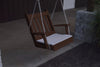 A&L Furniture Amish-Made Poly Traditional English Chair Swing, Tudor Brown