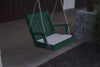A&L Furniture Amish-Made Poly Traditional English Chair Swing, Turf Green