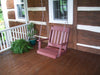 A&L Furniture Amish-Made Poly Royal English Chair Swing, Cherrywood