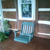 A&L Furniture Amish-Made Poly Royal English Chair Swing, Turf Green