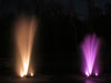 White and purple light from Anjon Floating Fountain LED Light Kits