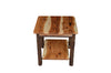 A&L Furniture Co. Hickory Solid Wood End Table with Shelf