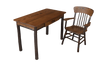 A&L Furniture Co. Hickory Solid Wood Writing Desk