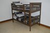 A&L Furniture Co. VersaLoft Twin Mission Bunkbed, Coffee