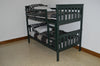 A&L Furniture Co. VersaLoft Twin Mission Bunkbed, Dark Green