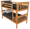 A&L Furniture Co. VersaLoft Twin Mission Bunkbed, Honey Stain