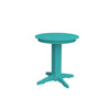 A&L Furniture Co. Amish-Made Counter-Height Round Poly Dining Tables