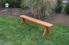 A&L Furniture Co. Cross-Legged Amish-Made Spruce Picnic Benches