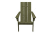 A&L Furniture Cedar Wood Modern Adirondack Chair, Linden Leaf