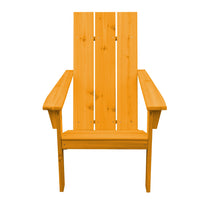 A&L Furniture Cedar Wood Modern Adirondack Chair, Natural Stain