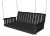 A&L Furniture Co. Amish-Made Pressure-Treated Pine Wingate Swing Beds, Stained