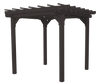 A&L Furniture Co. Amish-Made Bradford Pergola with Swing Hangers