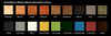 Color options for A&L Furniture Co. Amish-Made Pine Fanback Porch Swings