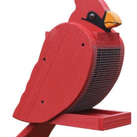 Beaver Dam Woodworks Amish-Made Deluxe Cardinal-Shaped Bird Feeder
