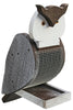 Beaver Dam Woodworks Amish-Made Deluxe Owl-Shaped Bird Feeder