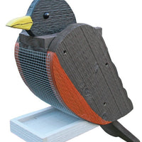 Beaver Dam Woodworks Amish-Made Deluxe Robin-Shaped Bird Feeder