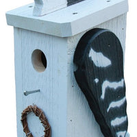 Beaver Dam Woodworks Amish-Made Deluxe Woodpecker-Shaped Birdhouse