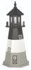 Octagonal Amish-Made Poly Oak Island Lighthouse, 4' Tall