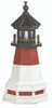 2' Octagonal Amish-Made Poly Barnegat, NJ Replica Lighthouse with Base