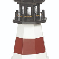 2' Octagonal Amish-Made Wooden Montauk, NY Replica Lighthouse with Base
