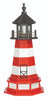 3' Octagonal Amish-Made Wooden Assateague, VA Replica Lighthouse with Base