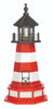 3' Octagonal Amish-Made Poly Assateague, VA Replica Lighthouse with Base