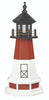 3' Octagonal Amish-Made Poly Barnegat, NJ Replica Lighthouse with Base