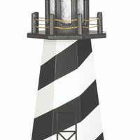 3' Octagonal Amish-Made Hybrid Cape Hatteras, NC Replica Lighthouse with Base