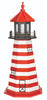 4' Octagonal Amish-Made Wooden West Quoddy, ME Replica Lighthouse