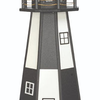 4' Octagonal Amish-Made Wooden Cape Henry, VA Replica Lighthouse with Base