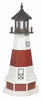 4' Octagonal Amish-Made Hybrid Montauk, NY Replica Lighthouse with Base