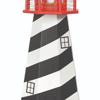 4' Octagonal Amish-Made Hybrid St. Augustine, FL Replica Lighthouse with Base