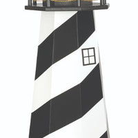 5' Octagonal Amish-Made Wooden Cape Hatteras, NC Replica Lighthouse