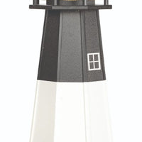 5' Octagonal Amish-Made Wooden Oak Island, NC Replica Lighthouse