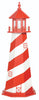 5' Octagonal Amish-Made Hybrid White Shoal, MI Replica Lighthouse