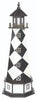 5' Octagonal Amish-Made Hybrid Cape Lookout, NC Replica Lighthouse with Base
