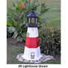 4' Hexagonal Amish-Made Wooden Montauk, NY Replica Lighthouse