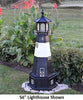 4' Hexagonal Amish-Made Wooden Tybee Island, GA Replica Lighthouse with Base