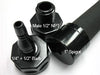 Fittings included with ALITA® Sintered Cylindrical Air Diffusers