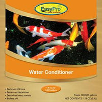 Product label for gallon EasyPro Water Conditioner and Dechlorinator