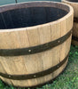 Authentic Oak Whiskey Barrel with or without Liner and Fountain