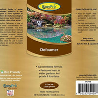Product Label for 16 Ounce EasyPro Concentrated Defoamer