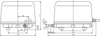 Dimensions of ALITA® AL-6A, AL-15A, AL-25M and AL-35M Air Pumps