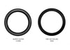 Evolution Aqua Quartz Sleeve O-Ring next to an end cap sealing ring