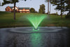 Green light on EasyPro AquaShine Color-Changing LED Fountain Light Kit